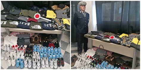 Settanta Capi Dabbigliamento Contraffatti Sequestrati Dalla Polizia