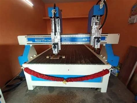 Double Head Cnc Wood Carving Machine X Mm Kw At Rs