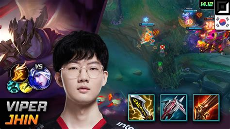 Viper Jhin Adc Build Infinity Edge Fleet Footwork Lol Kr Challenger