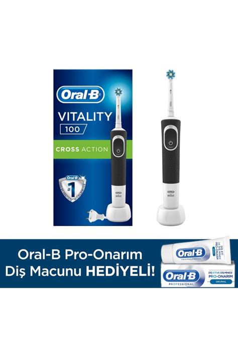 Oral B D Arjl Di F R As Cross Action Siyah Pro Onar M Di