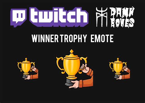 Winner Trophy Emote for Twitch INSTANT DOWNLOAD Winner | Etsy