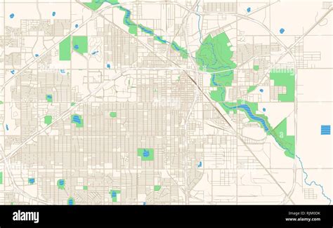 Printable Lubbock Street Map - Brandi Tabbatha