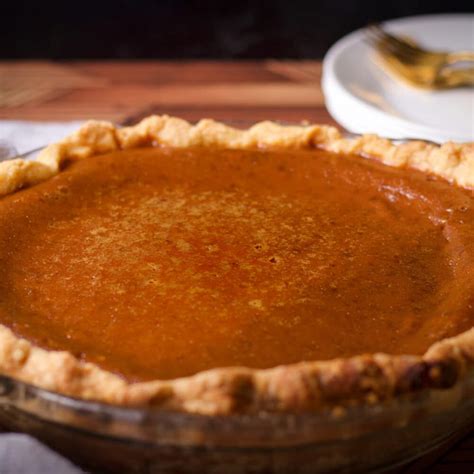 Maple Pumpkin Pie With Whipped Cream ~ No Evaporated Milk