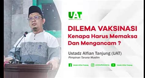 Membantah Argumen Ustadz Alfian Tanjung Terkait Anti Vaksinasi