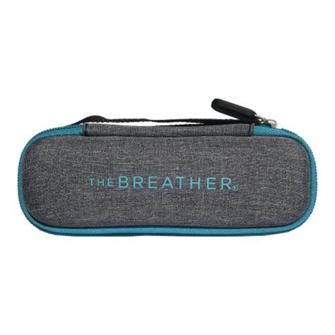 The Breather Respiratory Muscle Trainer Travel Case For Hand Held Device Blue 1 Count 1 Ct