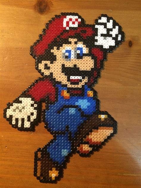 Pin De Raquel Araya Bolaños En Fabulas Hama Beads Mario Llaveros