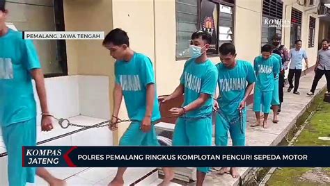 Polres Pemalang Ringkus Komplotan Pencuri Sepeda Motor Video Dailymotion