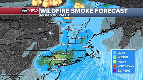 Wildfire smoke map: Where poor air quality is expected in US this week ...