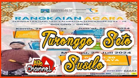 Live Turonggo Seto Susilo Lokasi Lapangan Sendangrejo Minggir