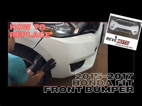 How To Replace A Honda Fit Front Bumper Youtube Honda Fit