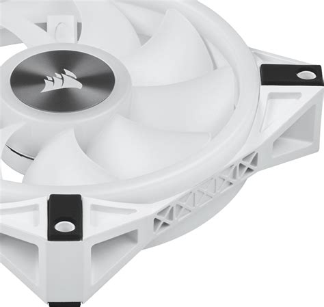 Icue Ql Rgb Mm Pwm White Fan Dual Fan Kit With Lighting Node Core