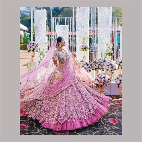 30 Different Shades Of Pink Wedding Lehengas We Loved