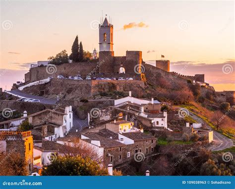 Monsaraz In Alentejo Region Portugal Stock Image Image Of Castle