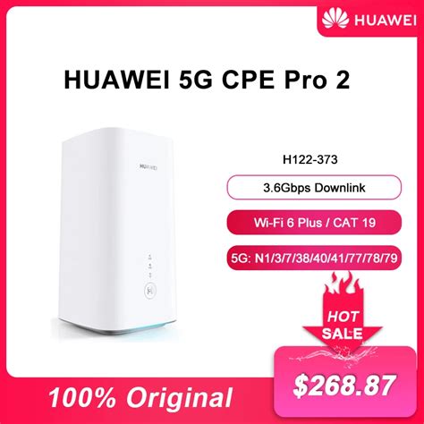 Huawei Enrutador 5G CPE Pro 2 H122 373 Wifi 5G Cubo M Vil Inal Mbrico