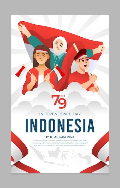 Premium Vector | Indonesia Independence Day Poster