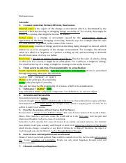 phi final note phi final review aristotle    material