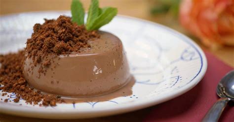 Chocolade Panna Cotta Met Chocoladecrumble Dagelijkse Kost