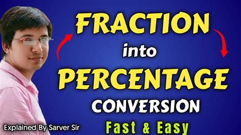 How To Convert Fraction Into Percentage How To Convert Percentage Into Fraction Class 5 6