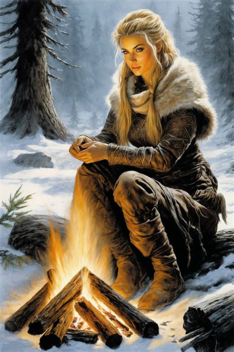 A campfire girl by Romazeo on DeviantArt