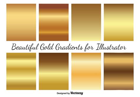 √ Gold Photoshop Gradient