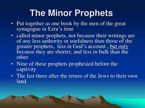 Ppt The Minor Prophets Powerpoint Presentation Free Download Id 9125331