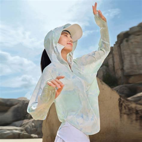 Yang Zi S Same Style Bosideng New Summer Anti Uv Upf Ice Silk