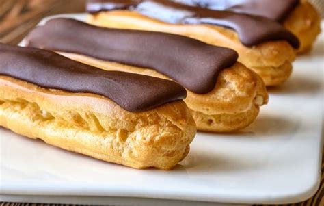 Eclairs Met Chocolade Receta Receta De Tartas Dulces Recetas