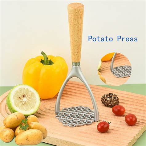 Bakeware Holder Stainless Steel Potato Masher 36 Holes Potato Masher