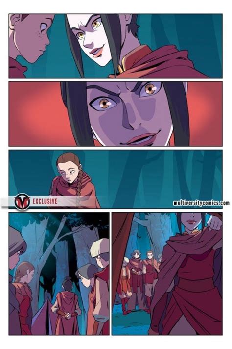 Azula In The Spirit Temple Exclusive Pages In 2023 Avatar Aang