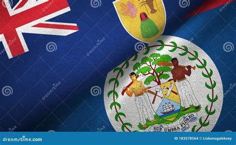 Islas Turcas Y Caicos Y Dos Banderas Stock de ilustración Ilustración