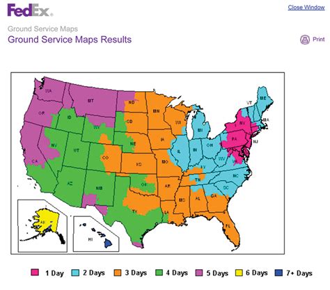 Fedex Zone Chart Lasopainner