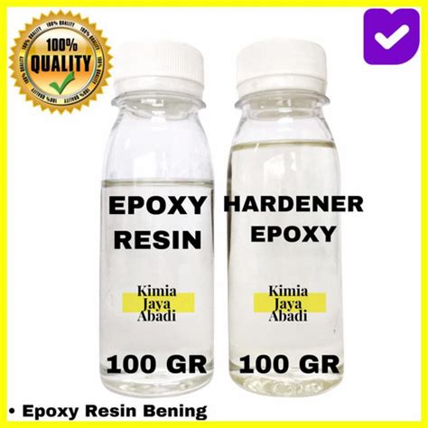 Jual Epoxy Resin Clear Gram Hardener Clear Gram Termurah