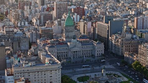 Buenos Aires metropolis aerial perspective urban sprawl and city life