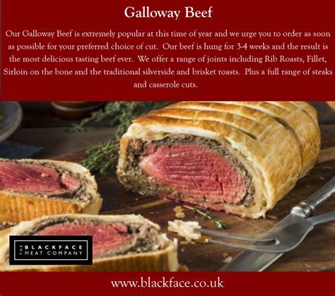 Galloway Beef The Blackface Meat Company