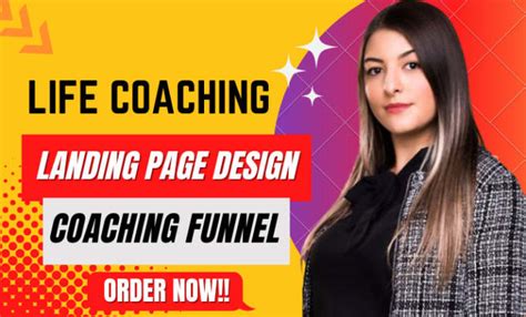 Build coaching funnel, coaching landing page, sales page for coaching ...