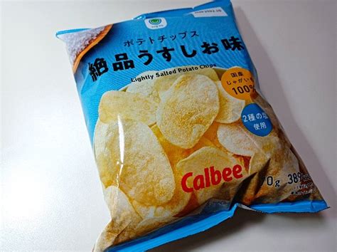 ポテトチップス絶品うすしお味【ファミリーマート】こだわりが強いポテトチップスいただきますっ いぬきちのコンビニ飯