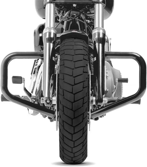 Amazon Fr Pare Cylindre Mustache Pour Harley Davidson Dyna Fat Bob