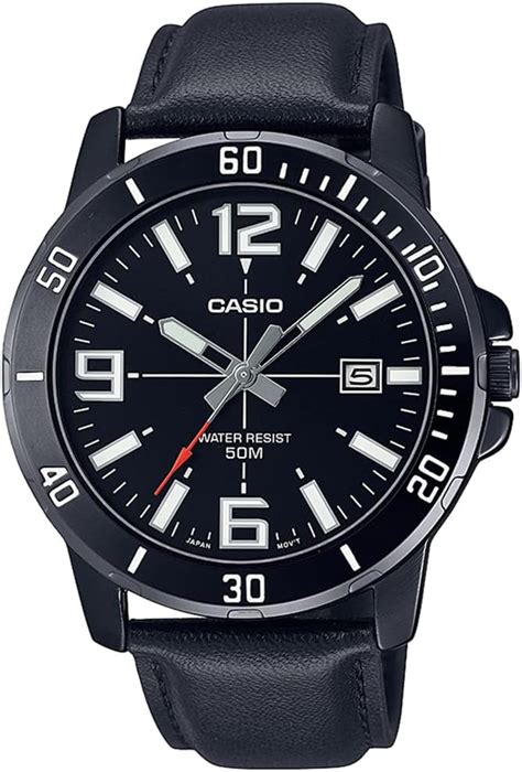 Casio Enticer Analog Black Dial Men S Watch Mtp Vd Evudf Buy