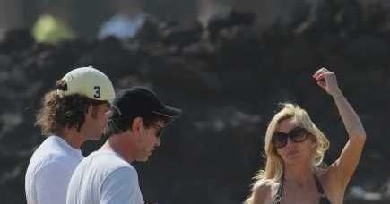 Camille Grammer Wears Green Bikini In New Years Eve Leopard Curves