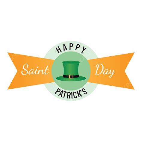 Saint Patrick Hat Vector Hd Png Images Simple Saint Patricks Logo With