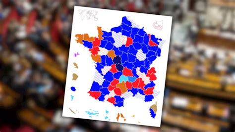 CARTE Législatives 2024 RN Nouveau Front populaire Renaissance