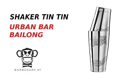 Tintin Shaker “bailong” 850 Ml Urban Bar Youtube