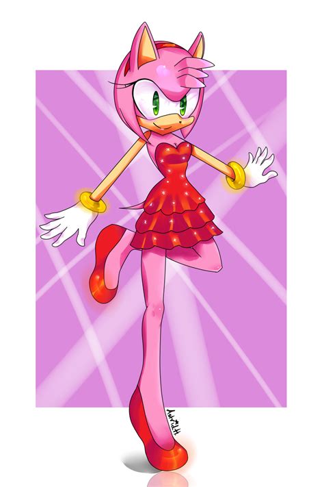 AT: Amy Rose Dress by XxBlazePrincessxX on DeviantArt