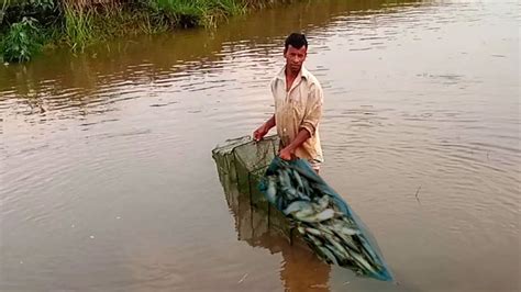 অদ্ভুত মাছ ধরার ফাঁদ🐟চায়না জাল🐟best Of China Net Fishing আজকে অনেক