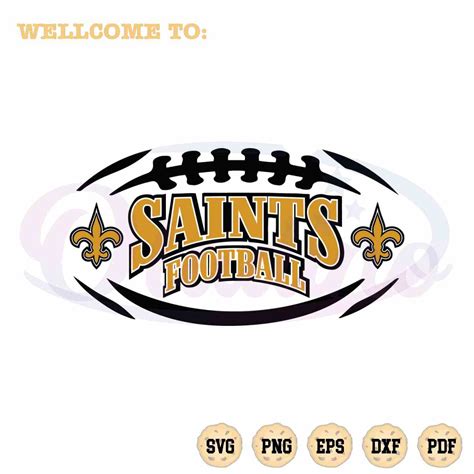 orleans saints logo svg nfl football team  digital file oladino