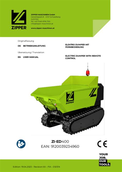 Instrukcja obsługi Zipper ZI ED400 33 stron