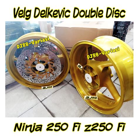 Jual Velg Delkevic Ninja 250 Fi Z250 Fi Double Disc Double Cakram 5 5