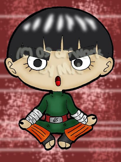 Rock Lee Chibi By Eikyuu