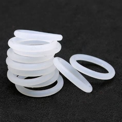 3mm Weiß Food Grade Silikon Dichtung O Ring HIGH TEMP Dichtungsring AD