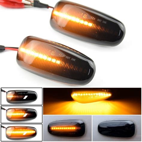 1 Pair Car Front Corner Light Turn Signal Lamp For Mercedes Benz C